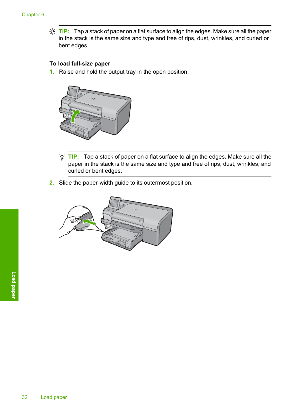 HP Photosmart D7560 Printer User Manual | Page 35 / 237