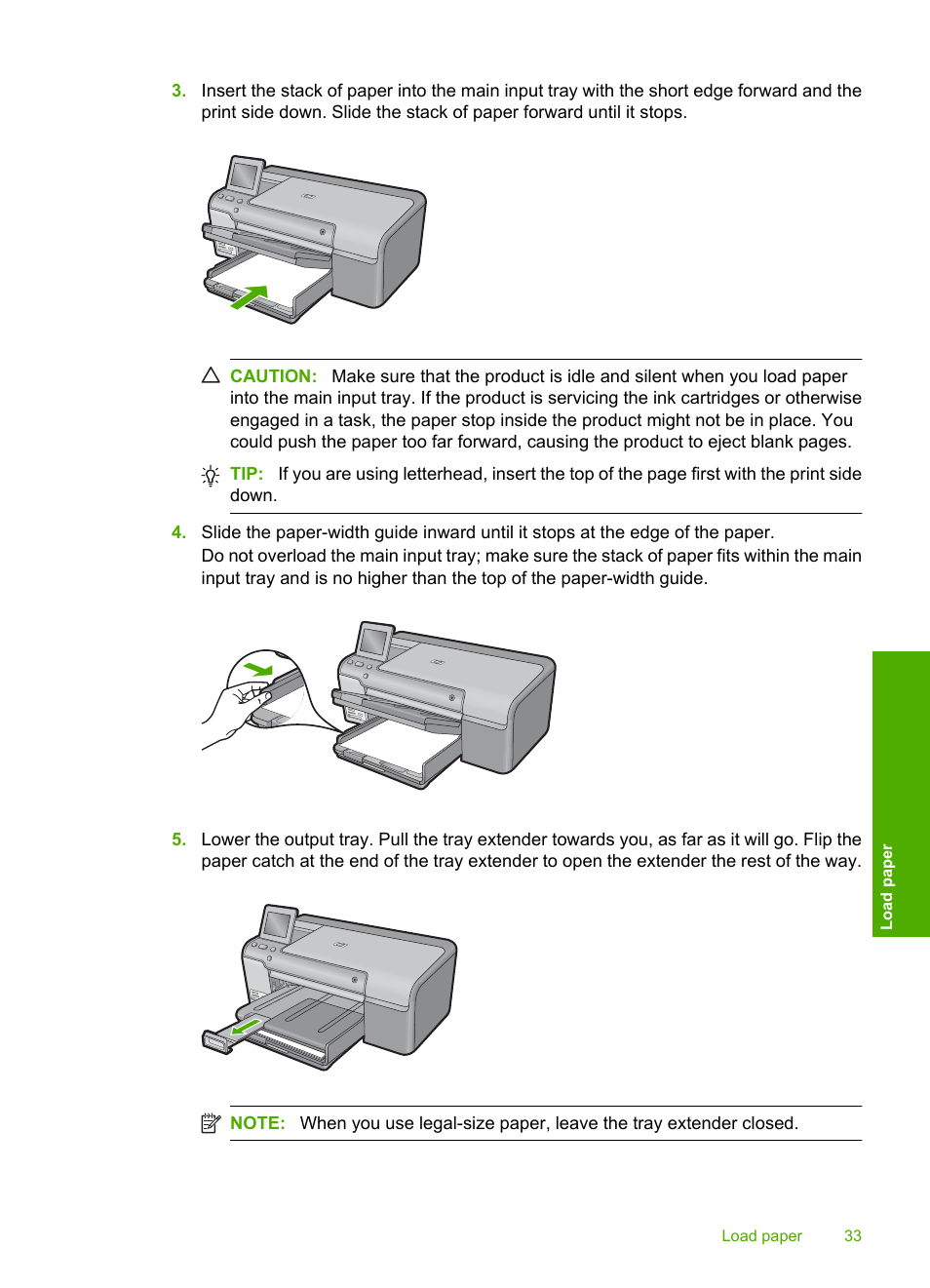 HP Photosmart D7560 Printer User Manual | Page 36 / 237