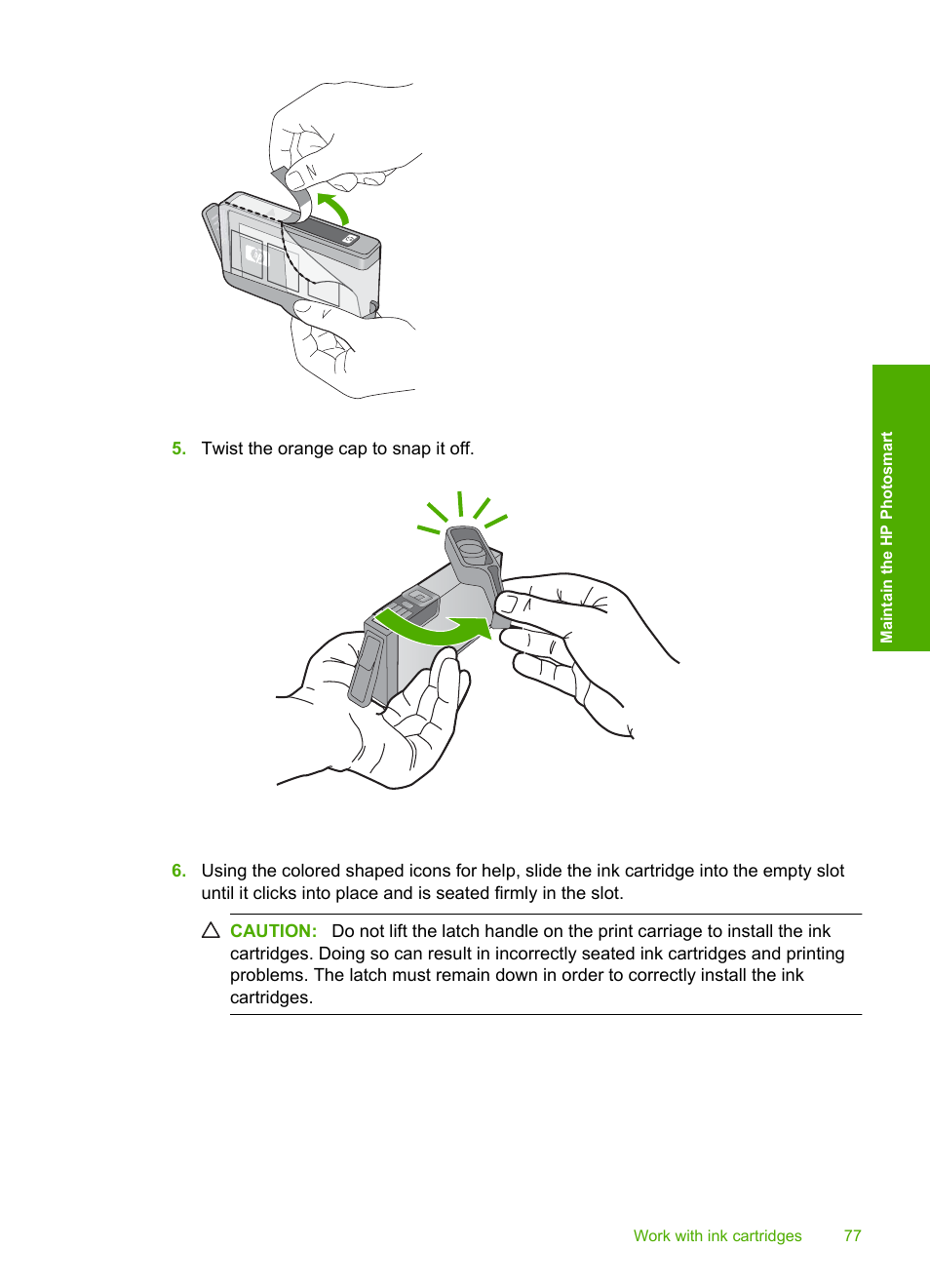 HP Photosmart D7560 Printer User Manual | Page 80 / 237