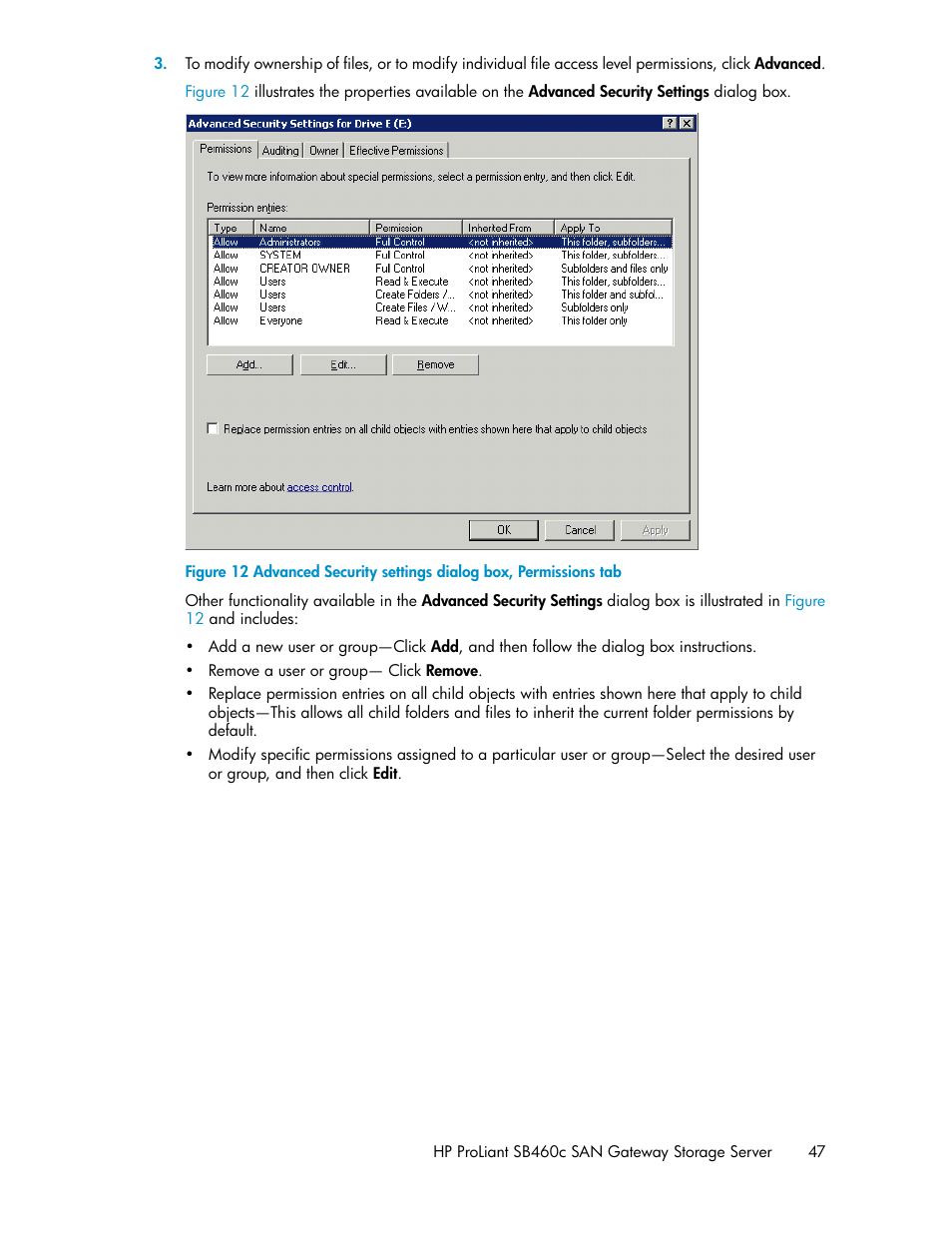 HP ProLiant SB460c SAN Gateway Storage Server User Manual | Page 47 / 132