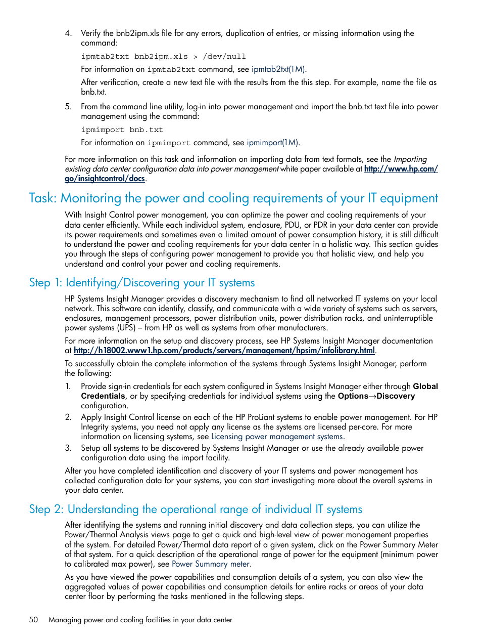 Step 1: identifying/discovering your it systems | HP Insight Control Software for Linux User Manual | Page 50 / 86