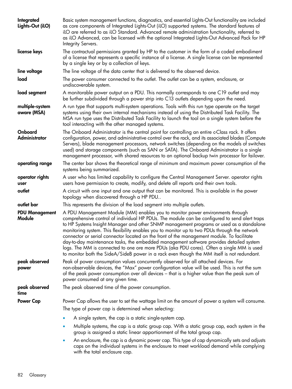 HP Insight Control Software for Linux User Manual | Page 82 / 86