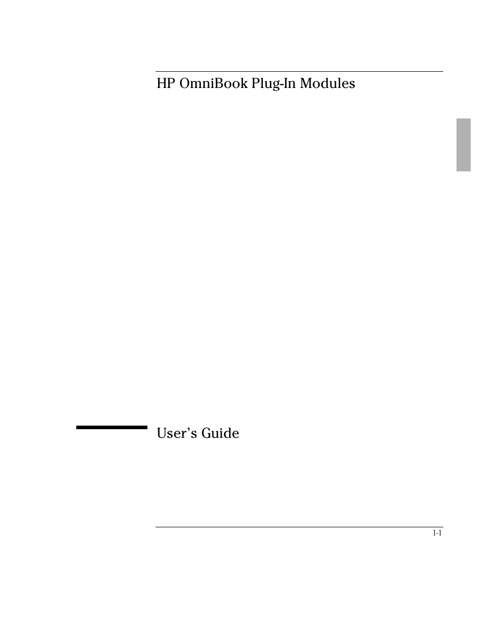 HP OmniBook 3000 Notebook PC User Manual | 32 pages