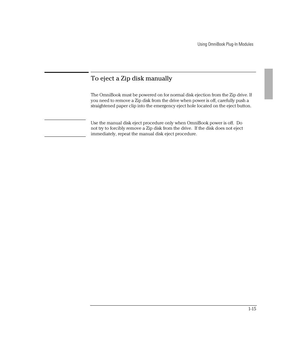 HP OmniBook 3000 Notebook PC User Manual | Page 15 / 32