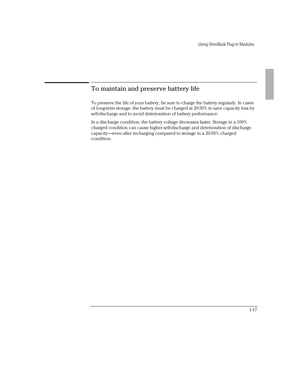 HP OmniBook 3000 Notebook PC User Manual | Page 17 / 32