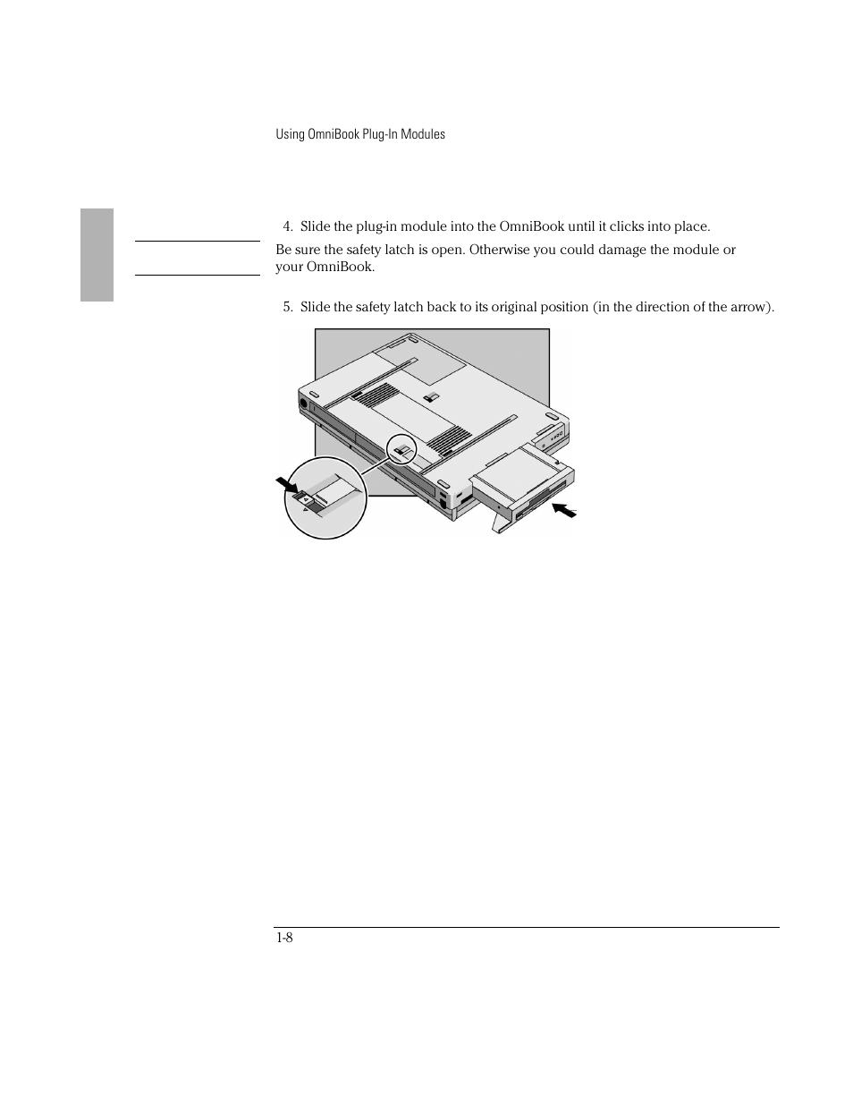 HP OmniBook 3000 Notebook PC User Manual | Page 8 / 32