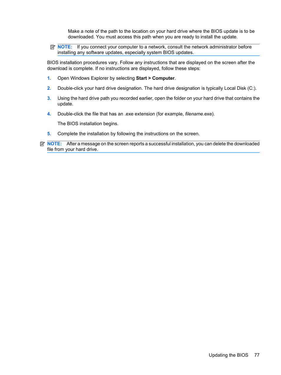 HP Compaq Mini 311c-1140EI PC User Manual | Page 85 / 95