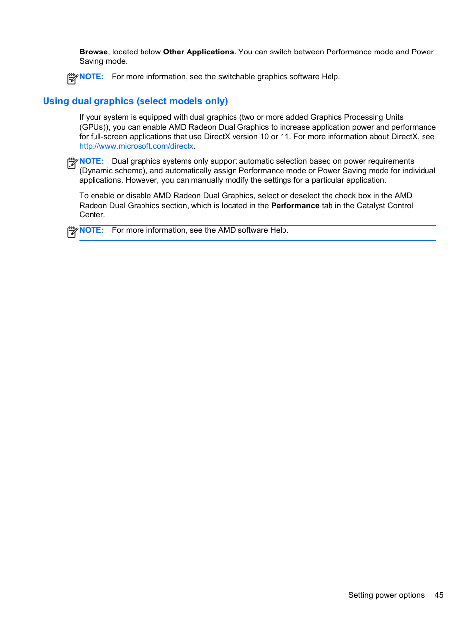 Using dual graphics (select models only) | HP ZBook 15 Mobile Workstation User Manual | Page 55 / 110