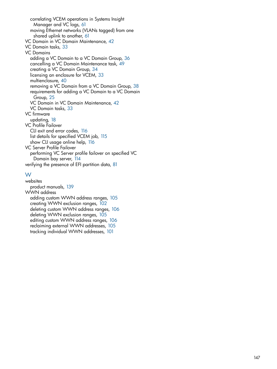 HP Insight Management-Software User Manual | Page 147 / 147