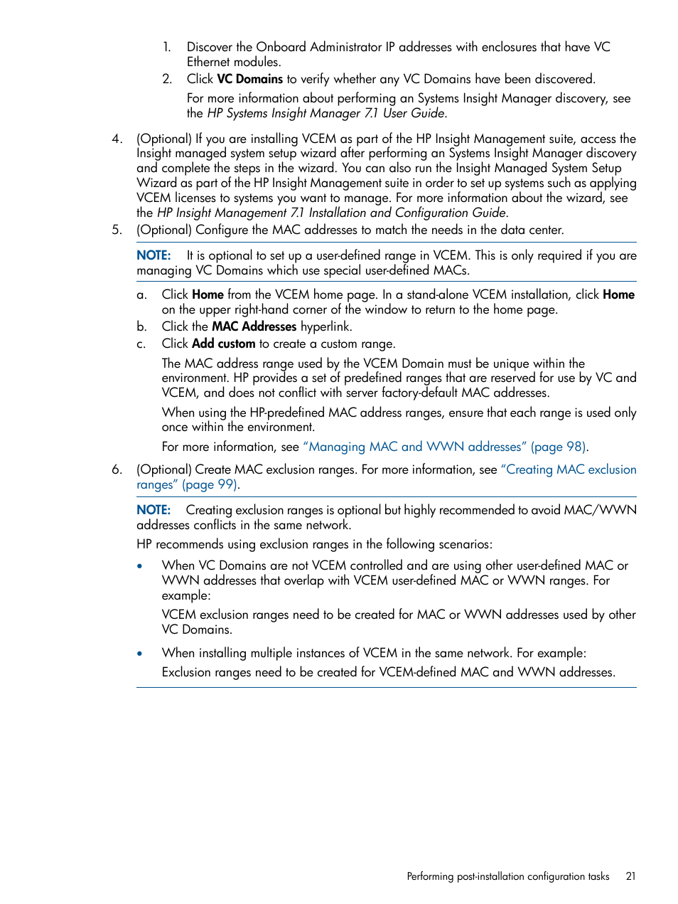 HP Insight Management-Software User Manual | Page 21 / 147