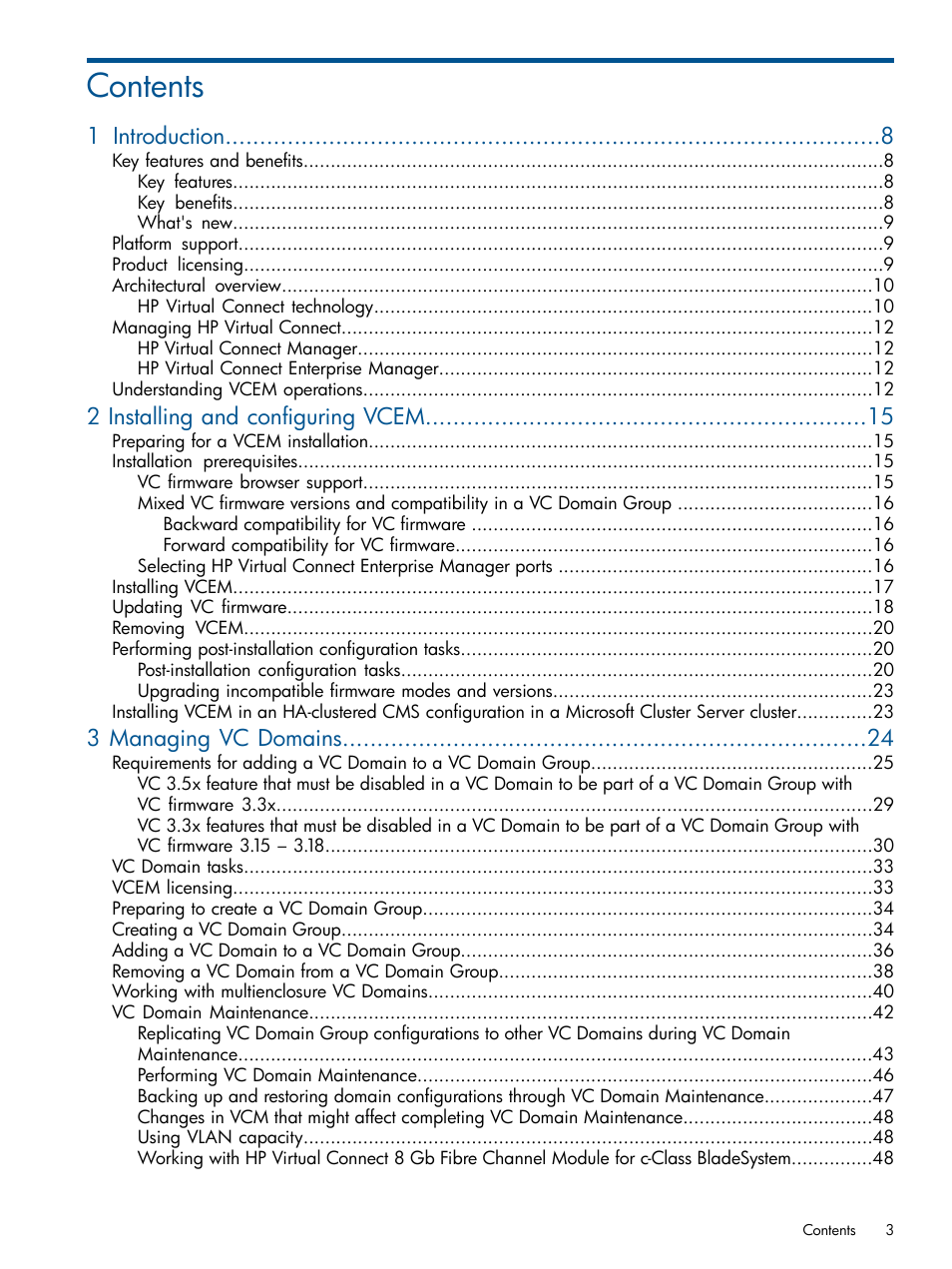 HP Insight Management-Software User Manual | Page 3 / 147