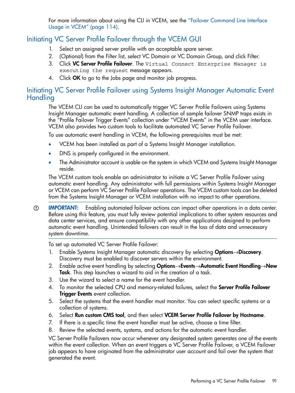 HP Insight Management-Software User Manual | Page 91 / 147