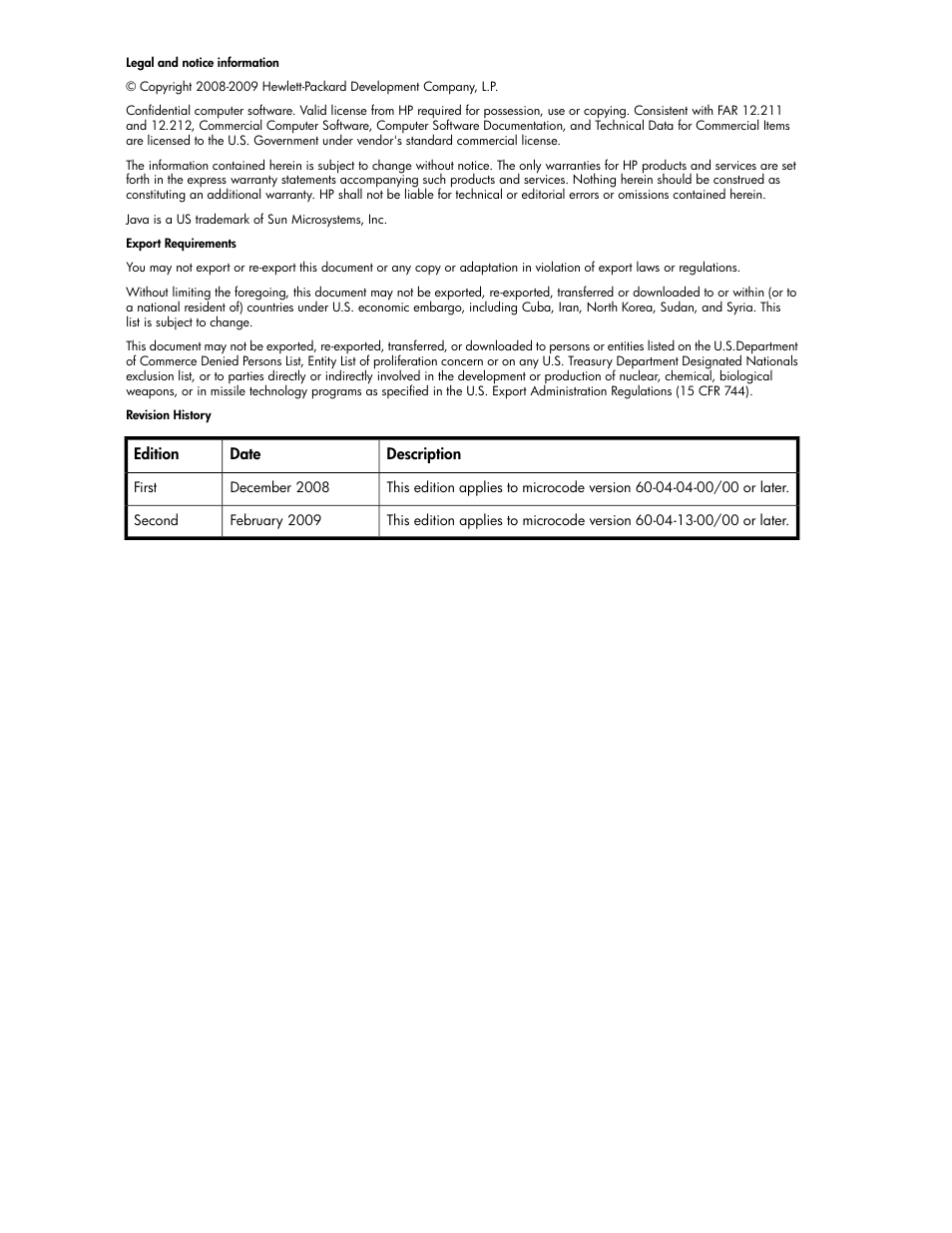 HP XP20000XP24000 Disk Array User Manual | Page 2 / 28