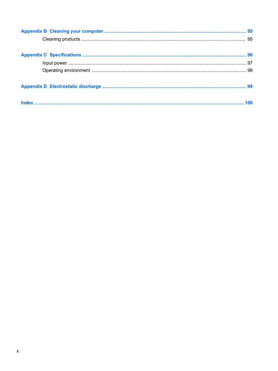 HP ProBook 6465b Notebook-PC User Manual | Page 10 / 114