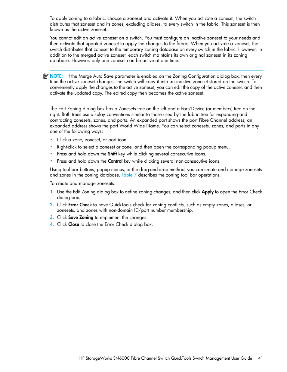HP SN6000 Fibre Channel Switch User Manual | Page 41 / 112