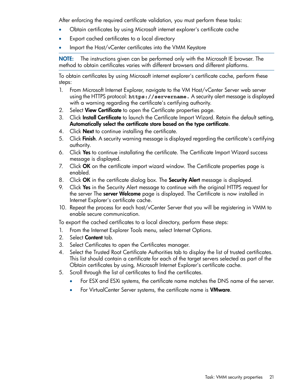 HP Insight Control User Manual | Page 21 / 54