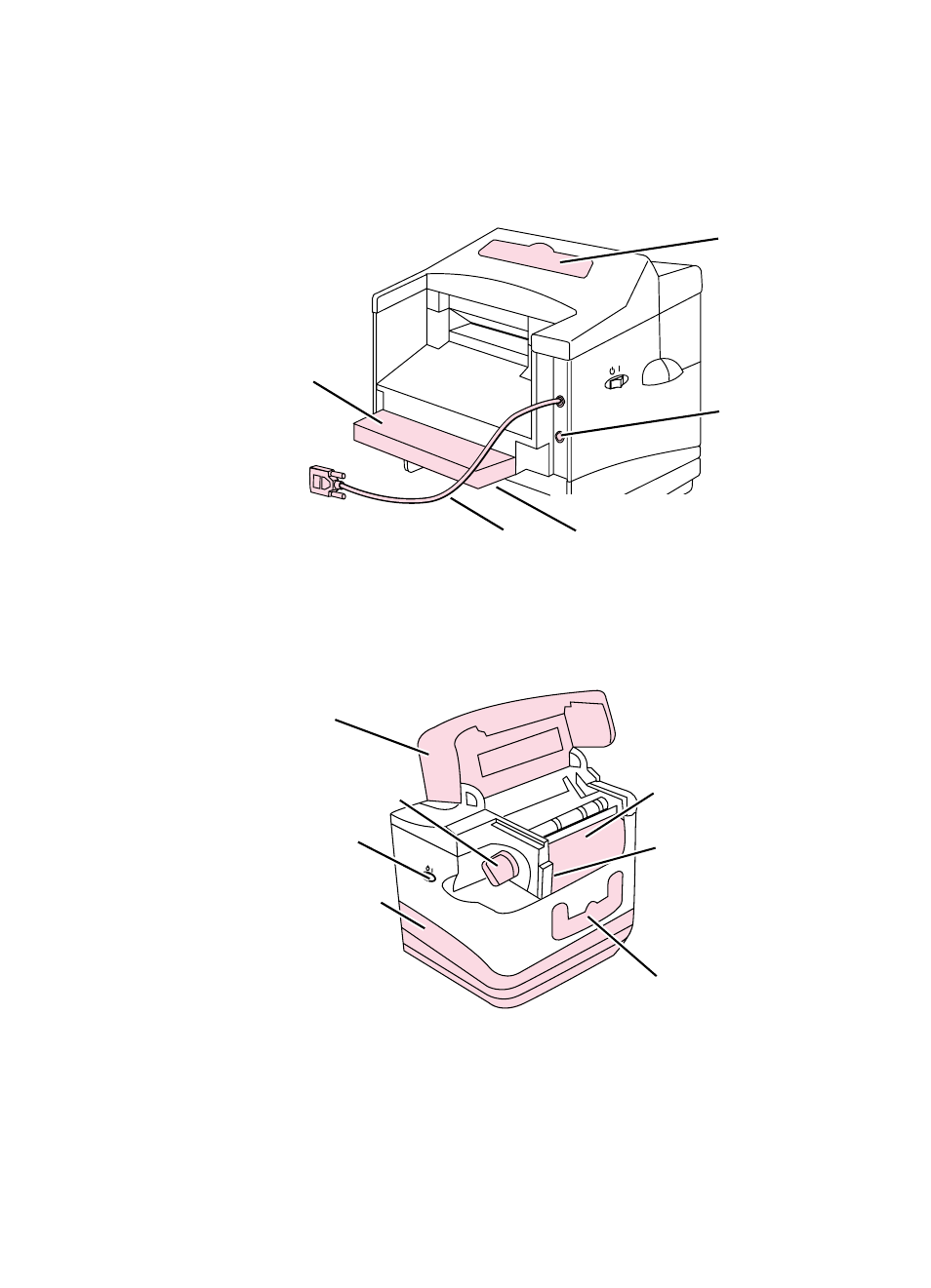 Identifying parts | HP LaserJet Print to Mail Accessories User Manual | Page 10 / 50