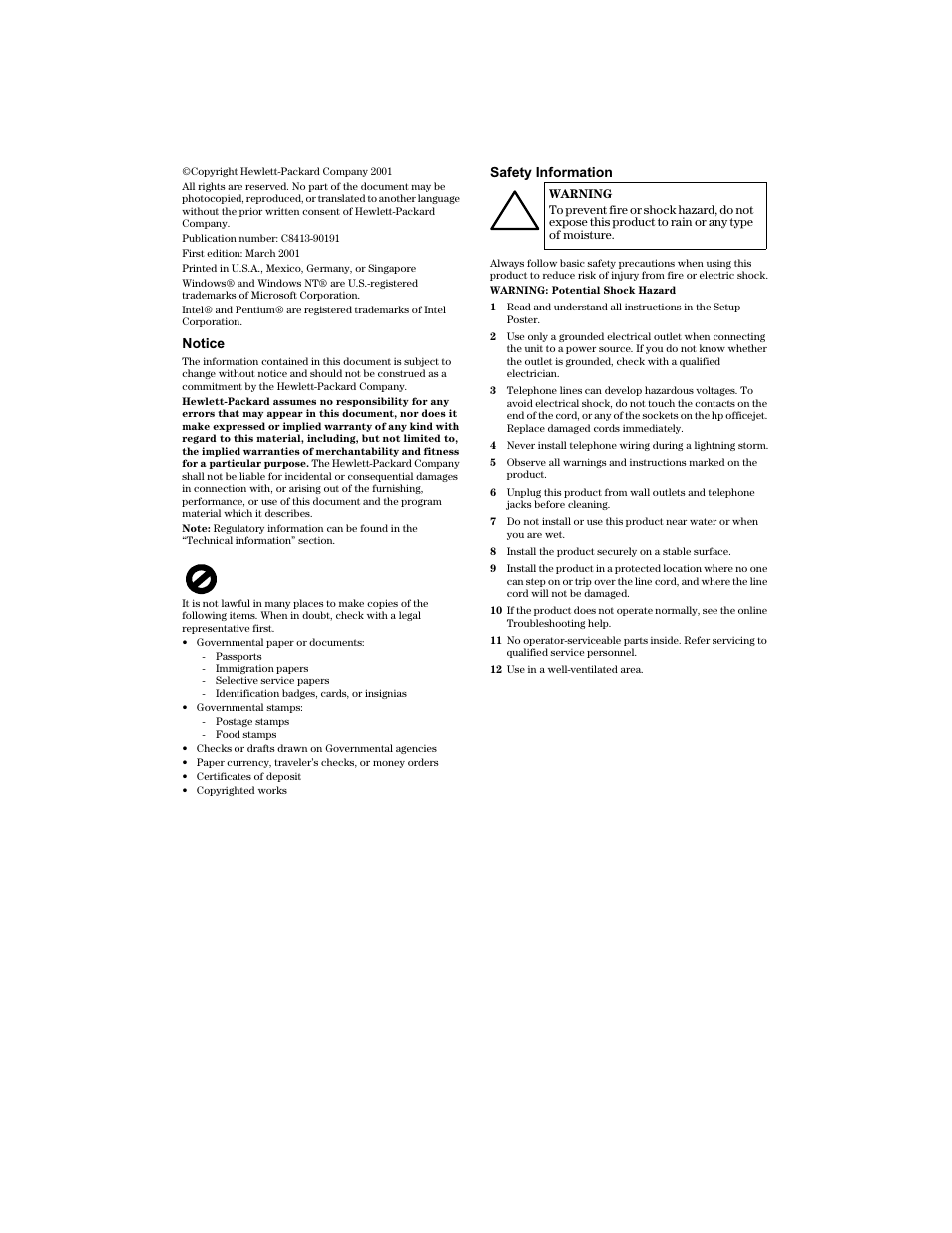 HP Officejet v40 All-in-One Printer User Manual | Page 2 / 56