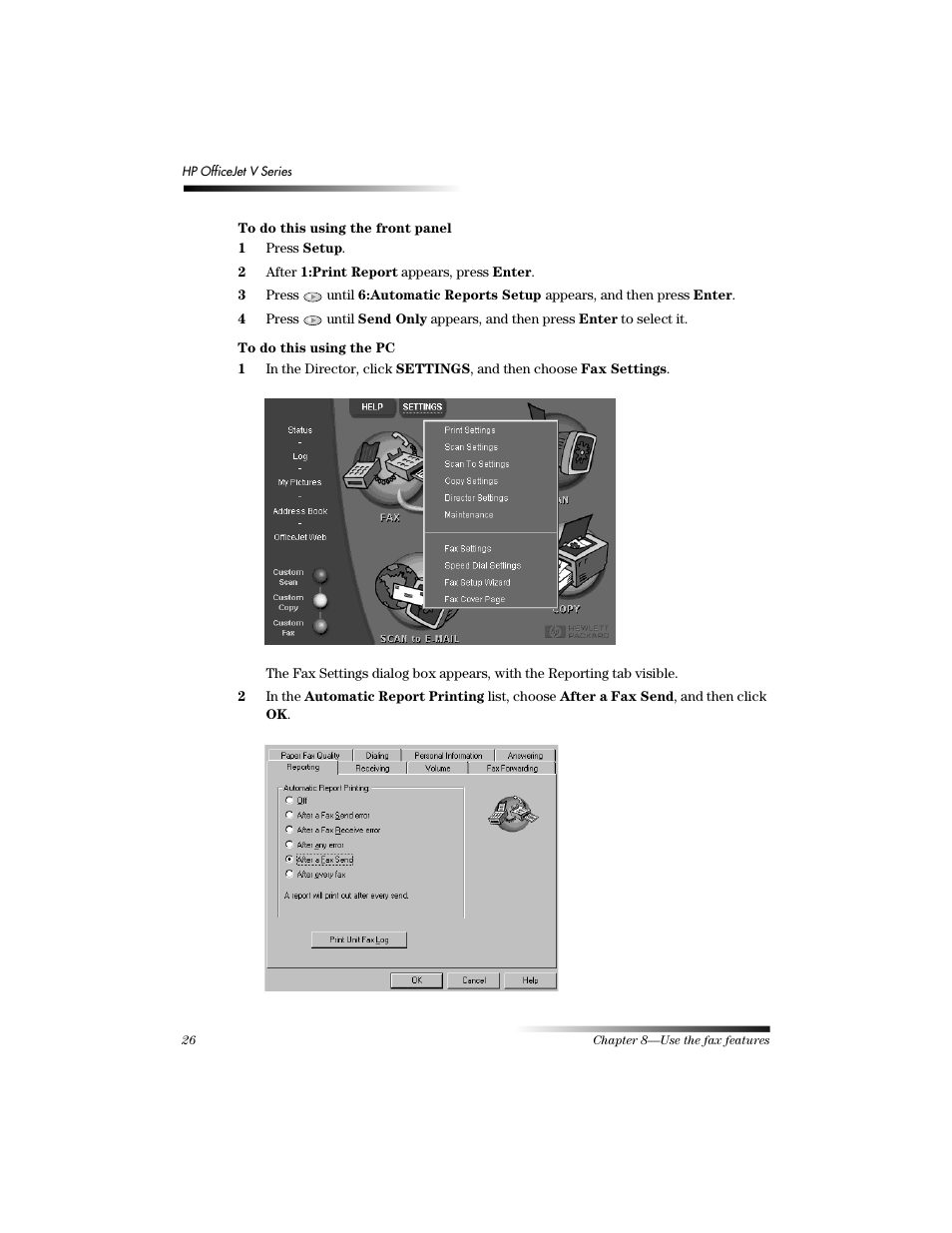 HP Officejet v40 All-in-One Printer User Manual | Page 30 / 56