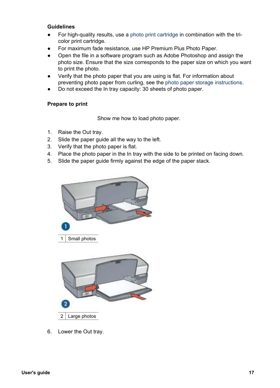 HP Deskjet 5440 Photo Printer User Manual | Page 19 / 80