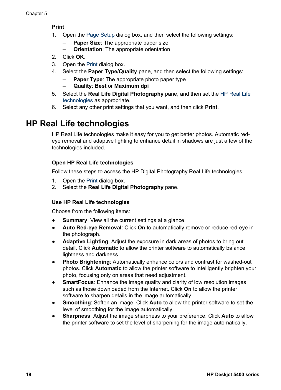 Hp real life technologies, Real life technologies, Make it easy | Hp real life, Technologies, As appropriate | HP Deskjet 5440 Photo Printer User Manual | Page 20 / 80