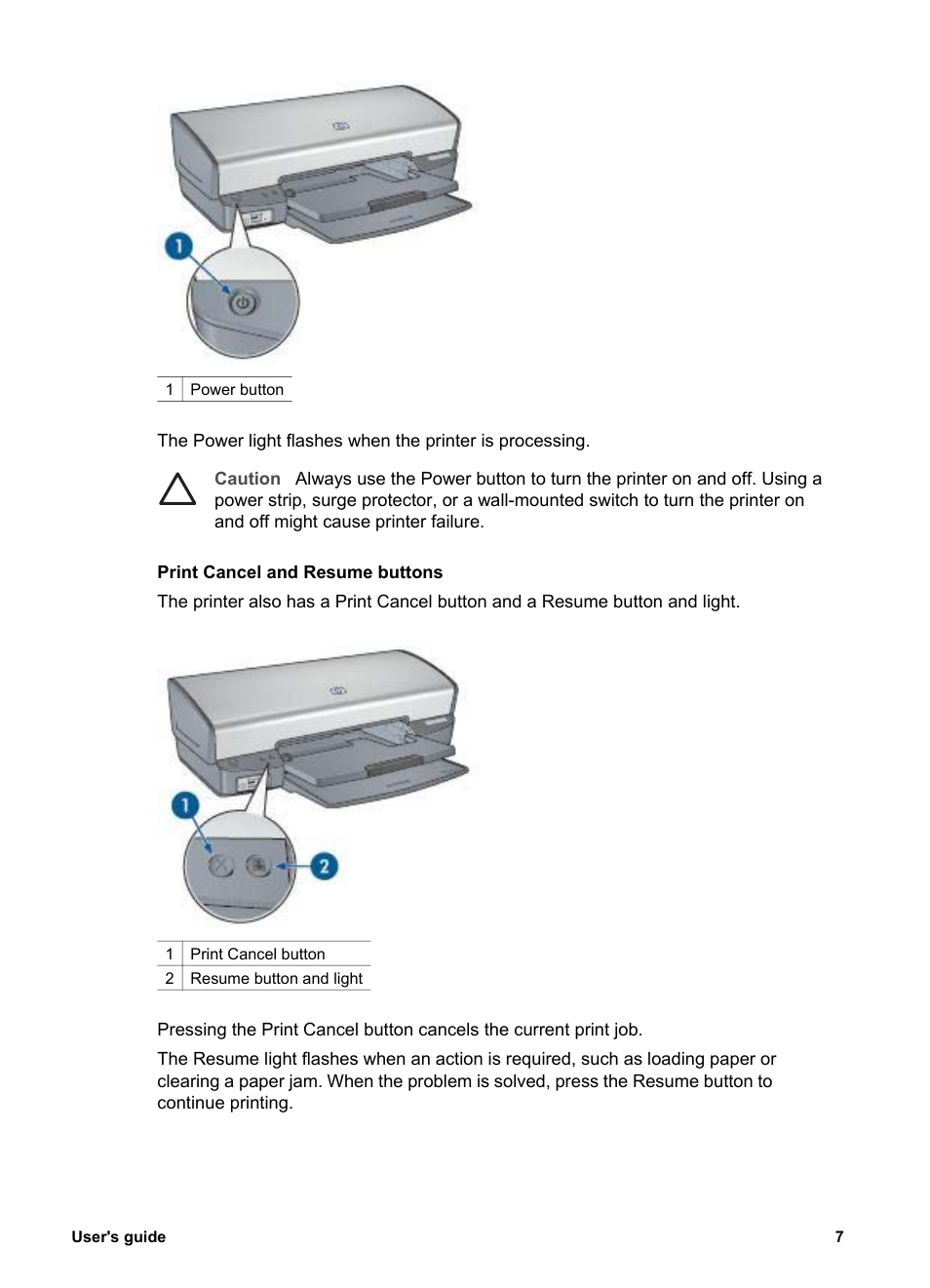 HP Deskjet 5440 Photo Printer User Manual | Page 9 / 80