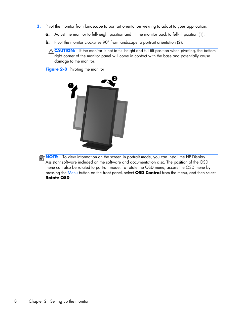HP Compaq L2206tm 21.5-inch LED Backlit Touch Monitor User Manual | Page 14 / 33
