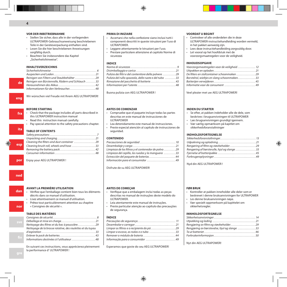 AEG AG5012 User Manual | Page 4 / 56