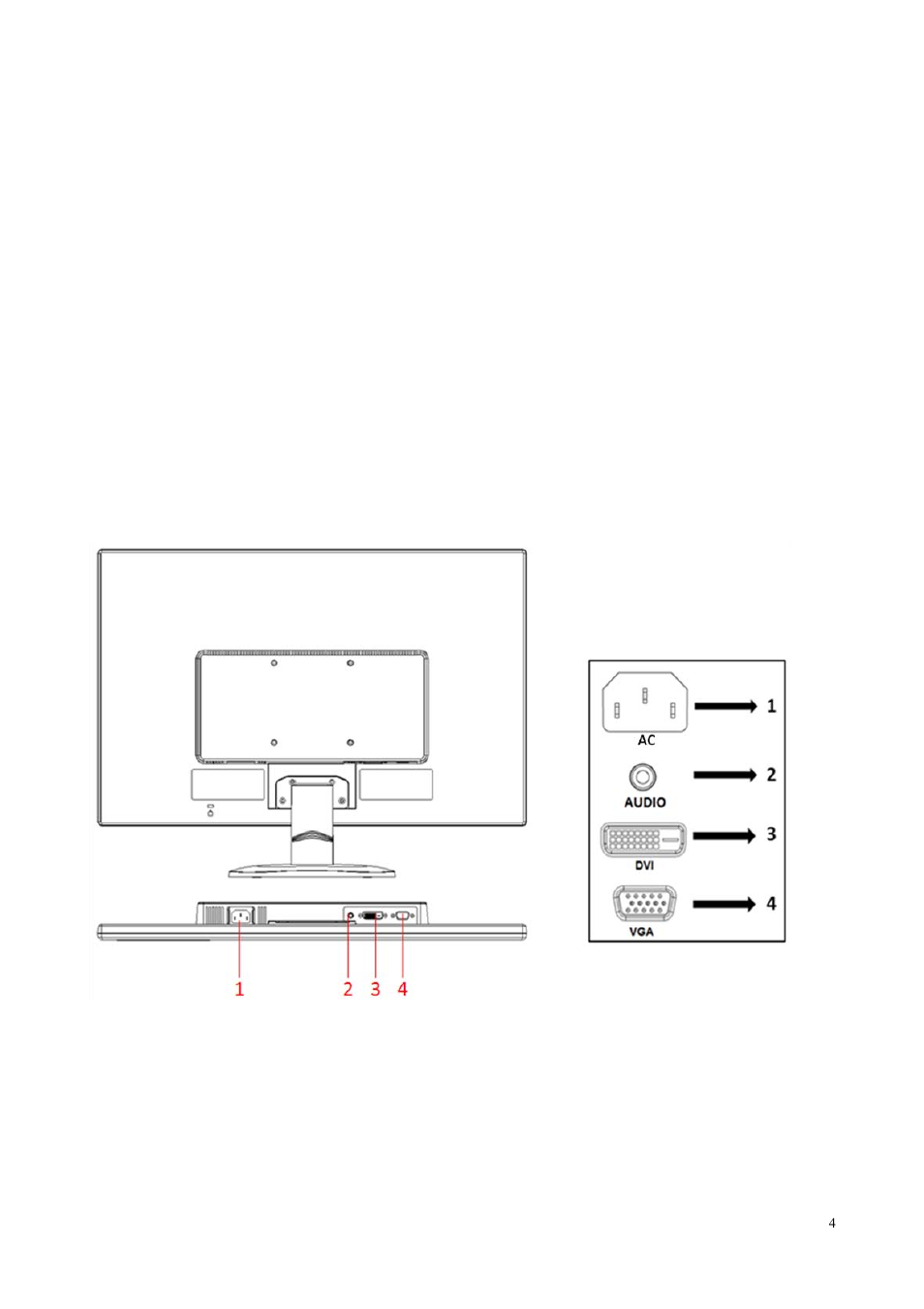 2 connect your monitor to your computer | HP V241 23.6-inch LED Backlit Monitor User Manual | Page 5 / 27