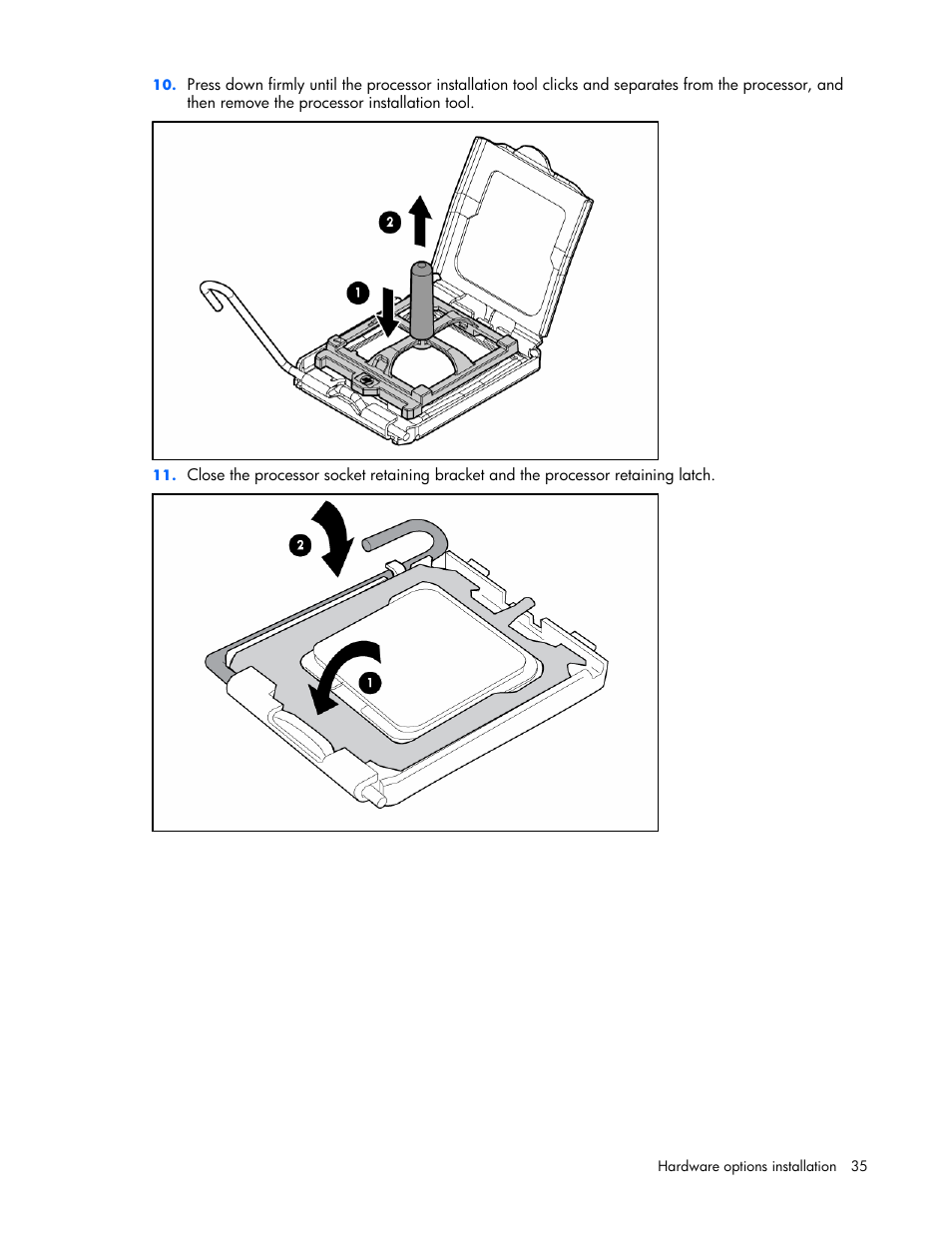 HP ProLiant DL360 G5 Server User Manual | Page 35 / 118