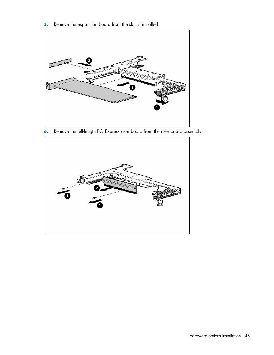 HP ProLiant DL360 G5 Server User Manual | Page 48 / 118