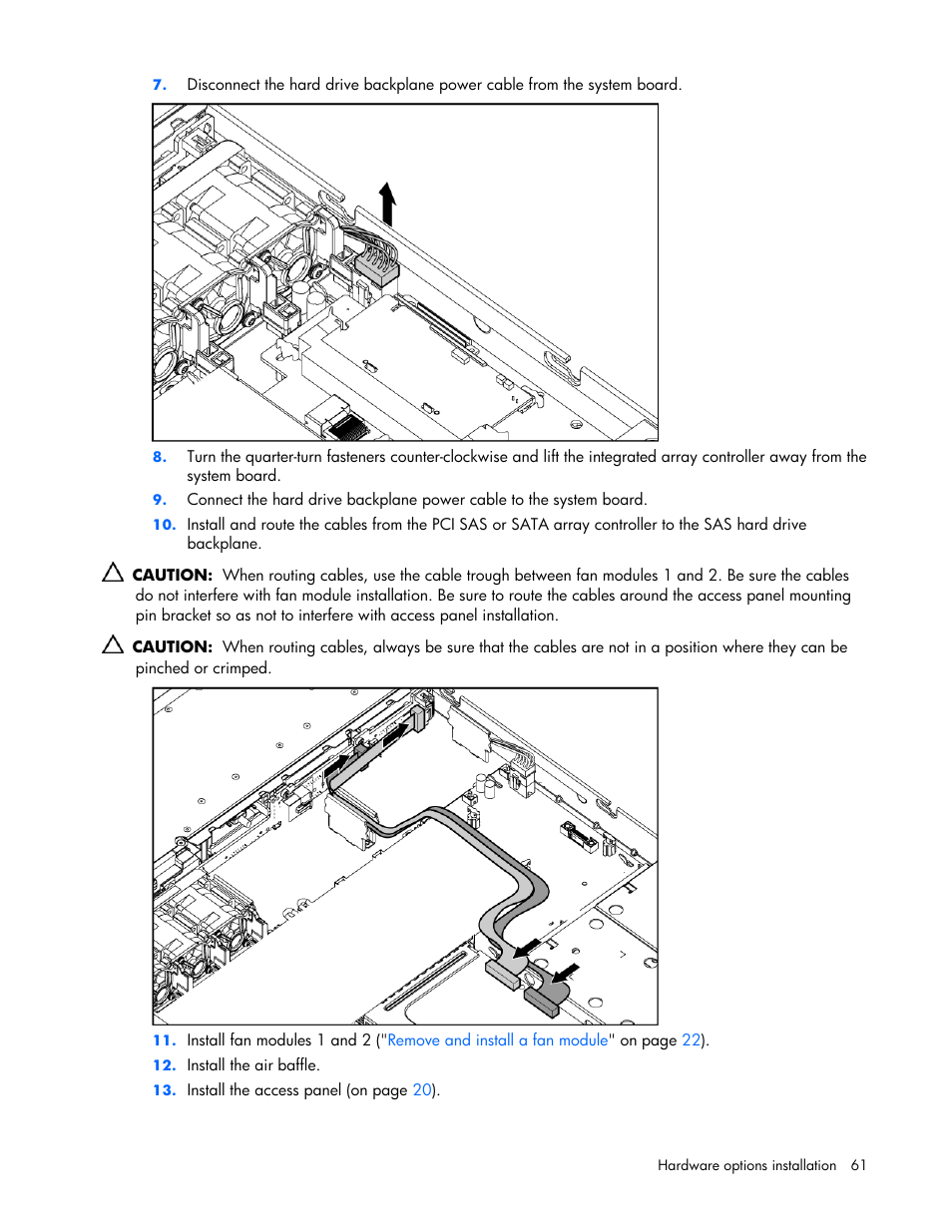 HP ProLiant DL360 G5 Server User Manual | Page 61 / 118