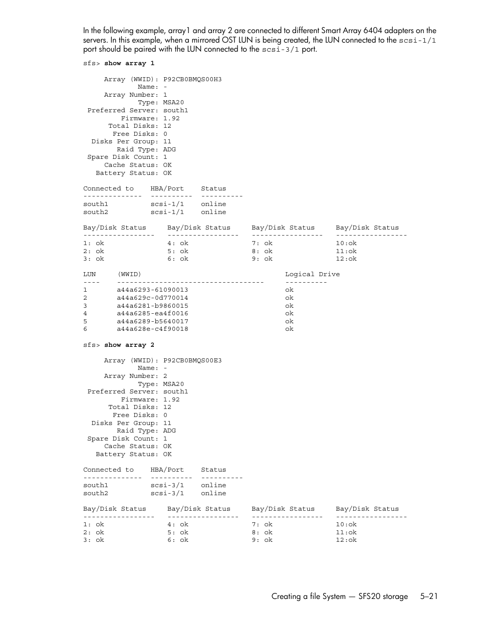 HP StorageWorks Scalable File Share User Manual | Page 105 / 362