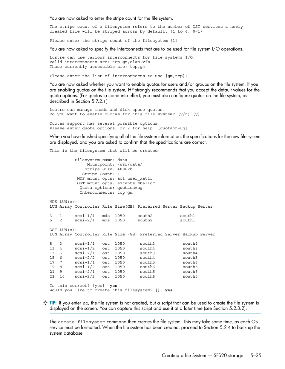 HP StorageWorks Scalable File Share User Manual | Page 109 / 362