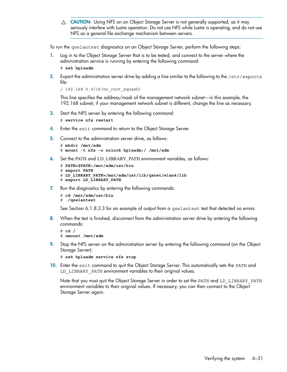 HP StorageWorks Scalable File Share User Manual | Page 161 / 362