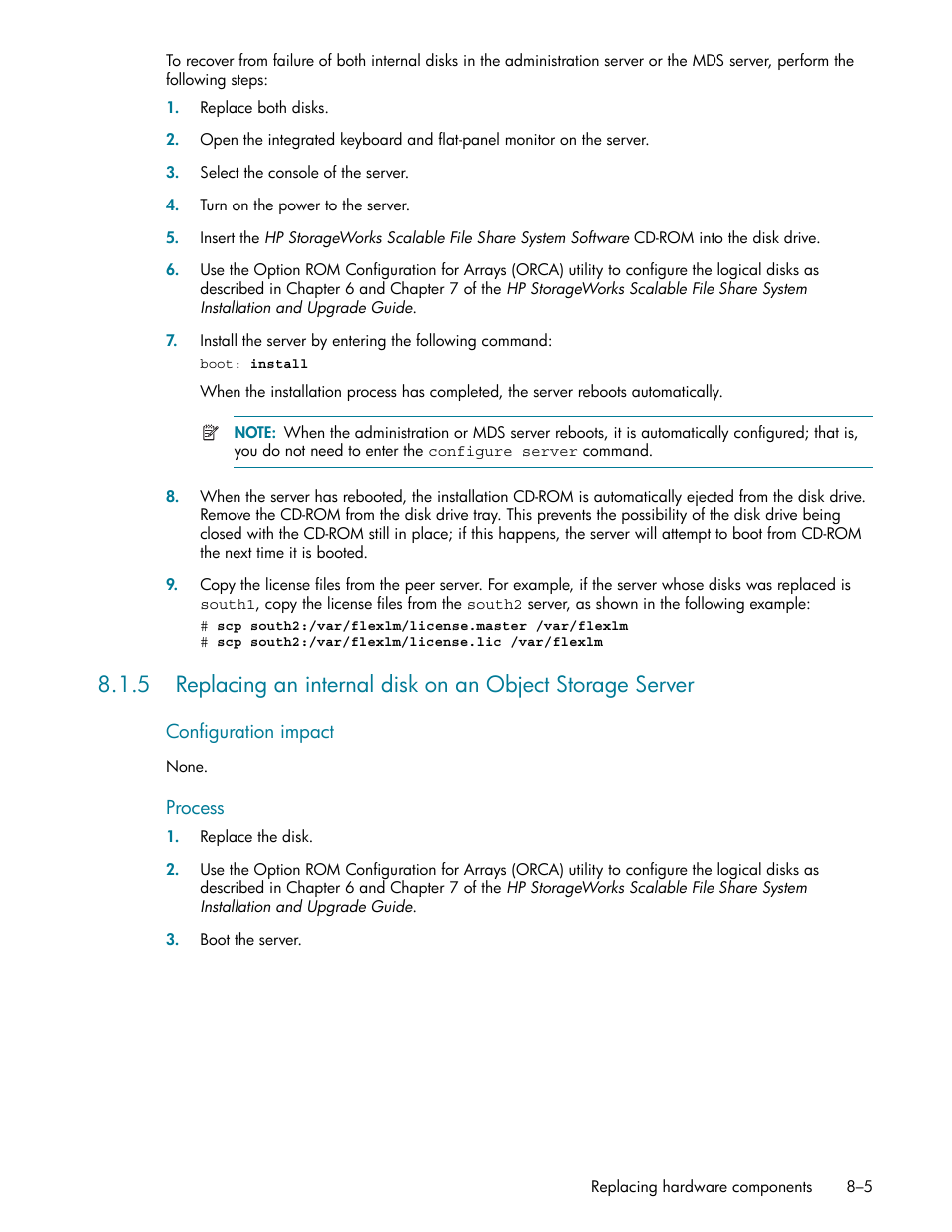 HP StorageWorks Scalable File Share User Manual | Page 203 / 362