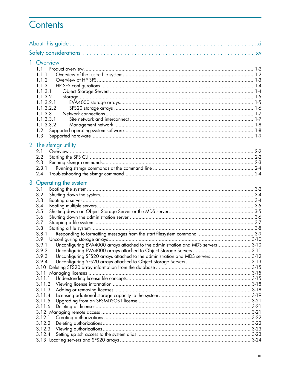 HP StorageWorks Scalable File Share User Manual | Page 3 / 362