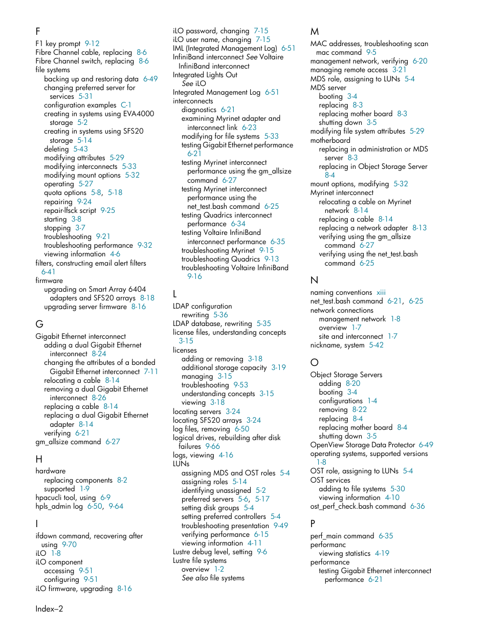 HP StorageWorks Scalable File Share User Manual | Page 360 / 362