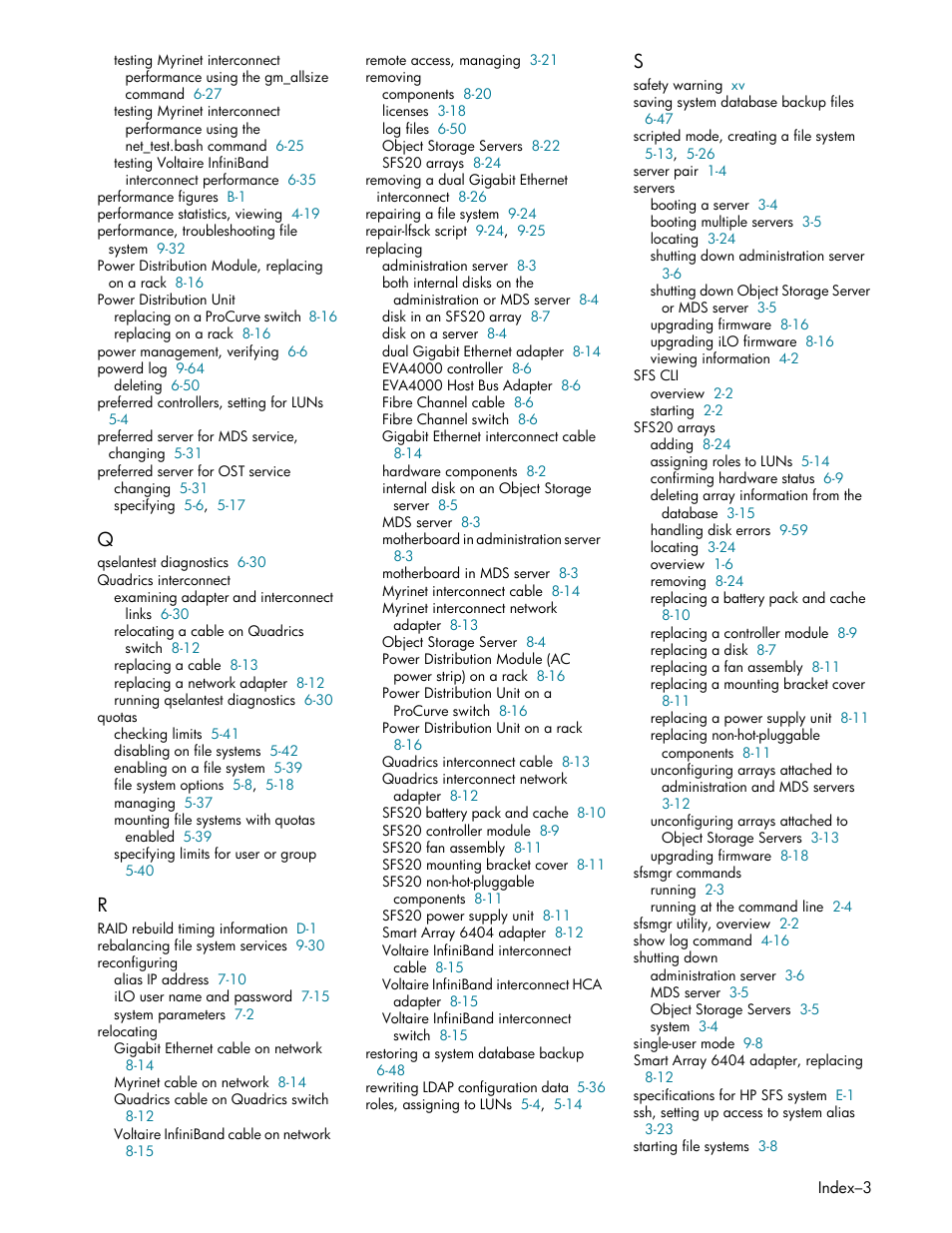 HP StorageWorks Scalable File Share User Manual | Page 361 / 362