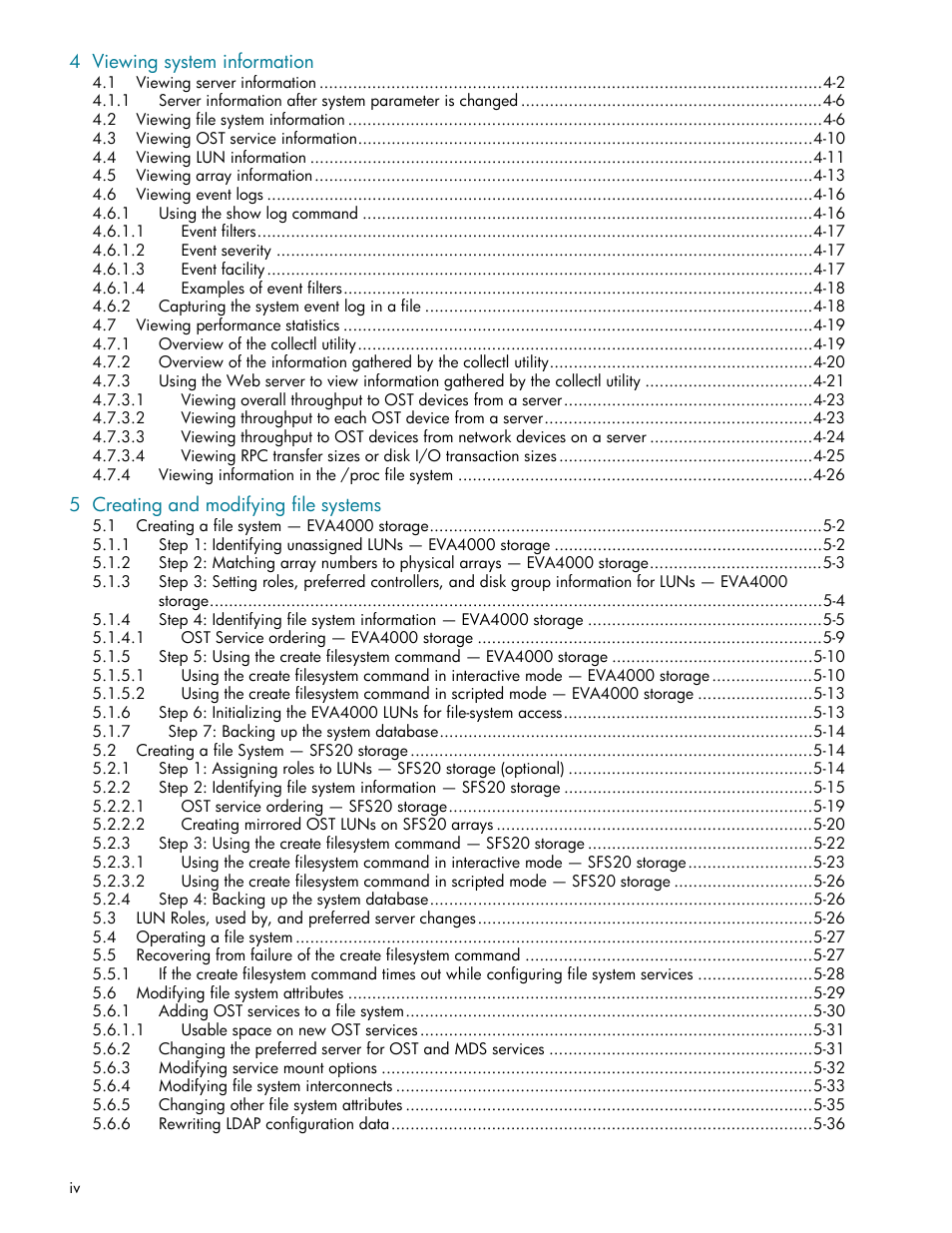 HP StorageWorks Scalable File Share User Manual | Page 4 / 362