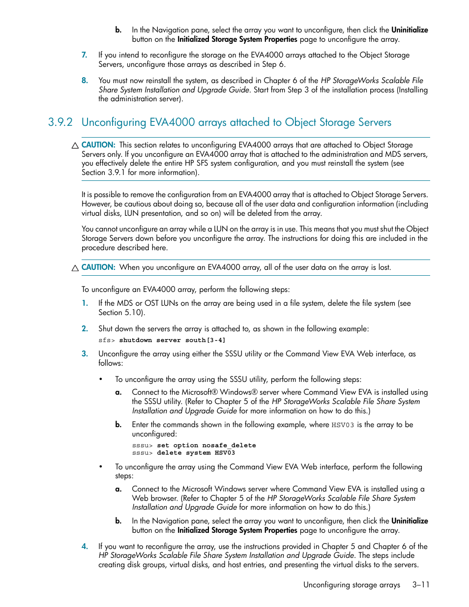 HP StorageWorks Scalable File Share User Manual | Page 43 / 362