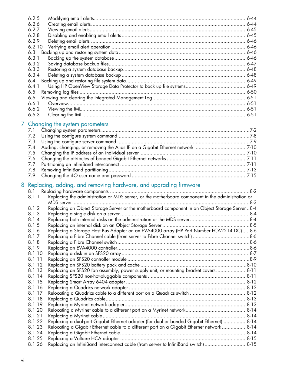 HP StorageWorks Scalable File Share User Manual | Page 6 / 362