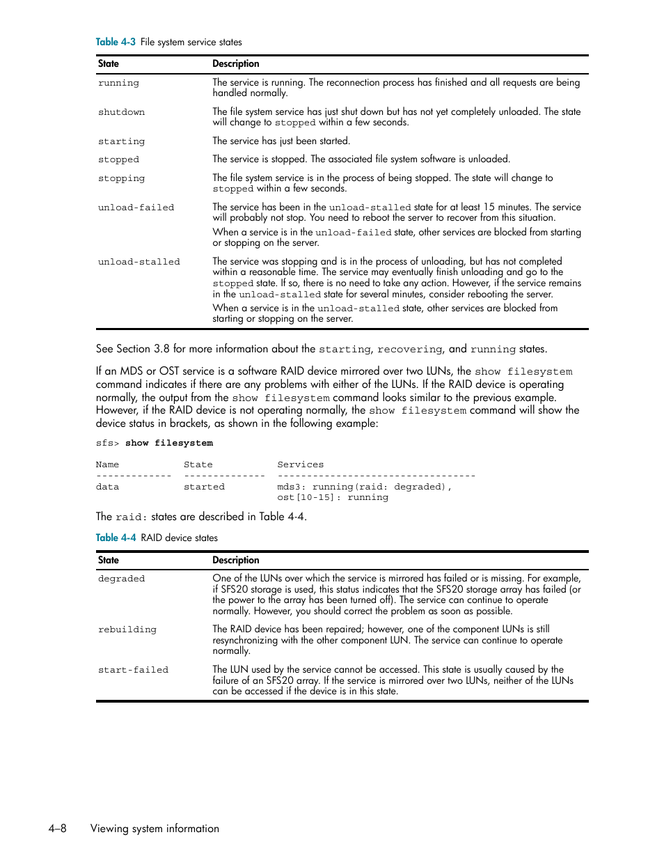 HP StorageWorks Scalable File Share User Manual | Page 64 / 362