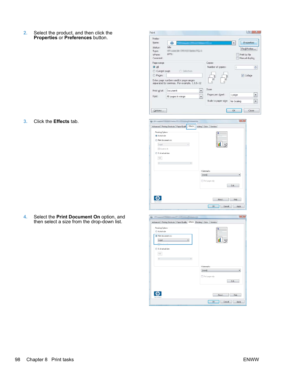 HP LaserJet Pro 100 color MFP M175nw User Manual | Page 112 / 220