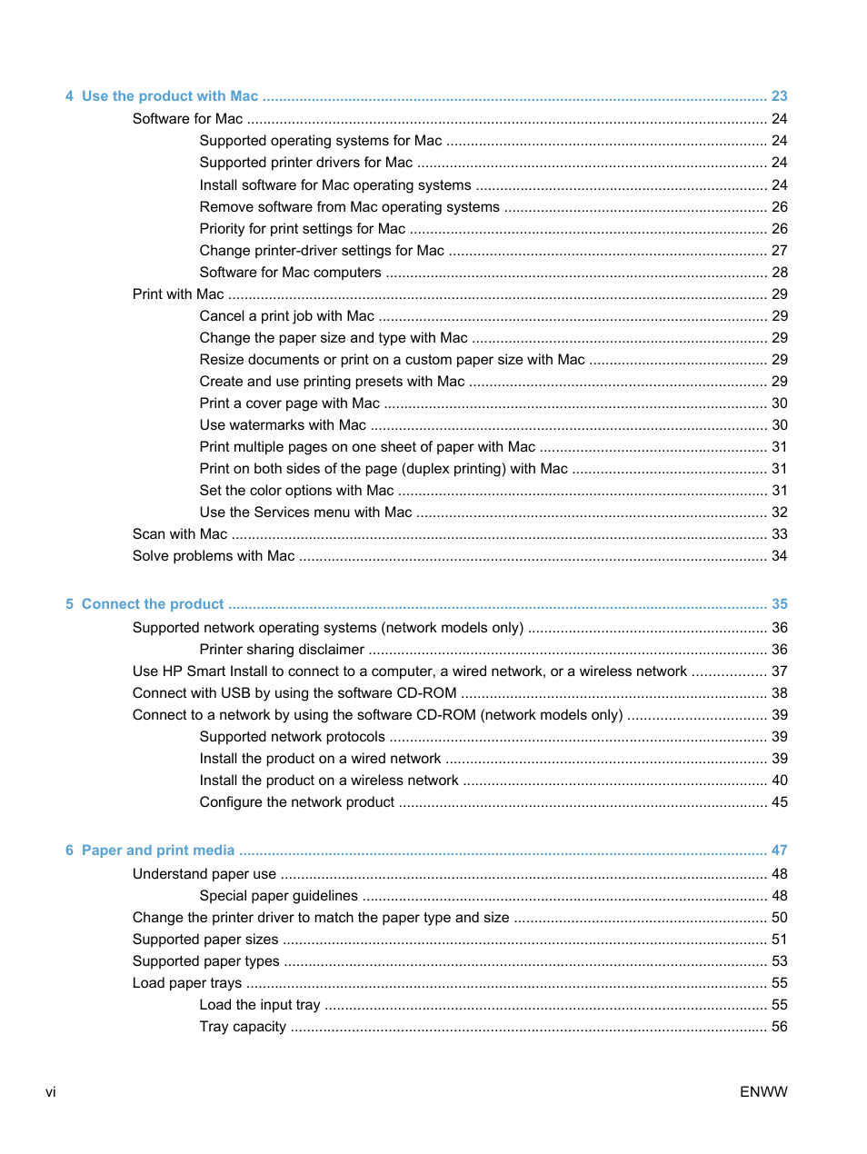 HP LaserJet Pro 100 color MFP M175nw User Manual | Page 8 / 220