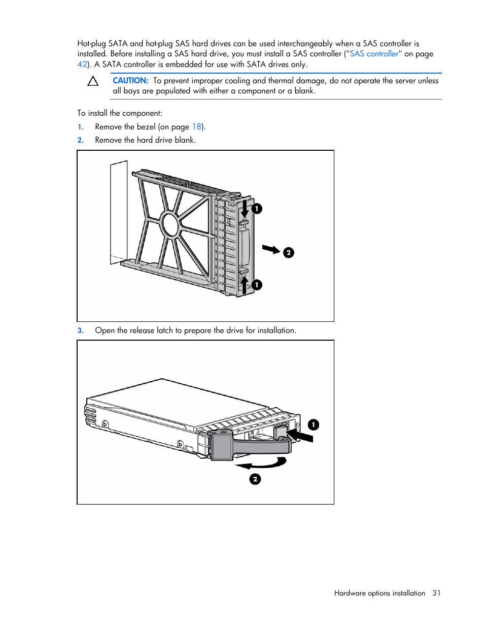 HP ProLiant ML310 G5 Server User Manual | Page 31 / 99