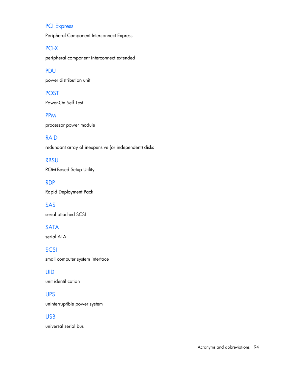 HP ProLiant ML310 G5 Server User Manual | Page 94 / 99