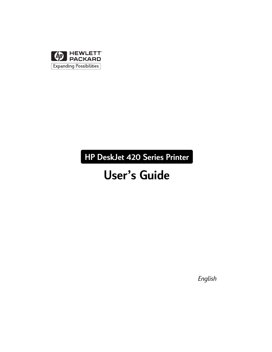 HP Deskjet 200cci Printer User Manual | 24 pages