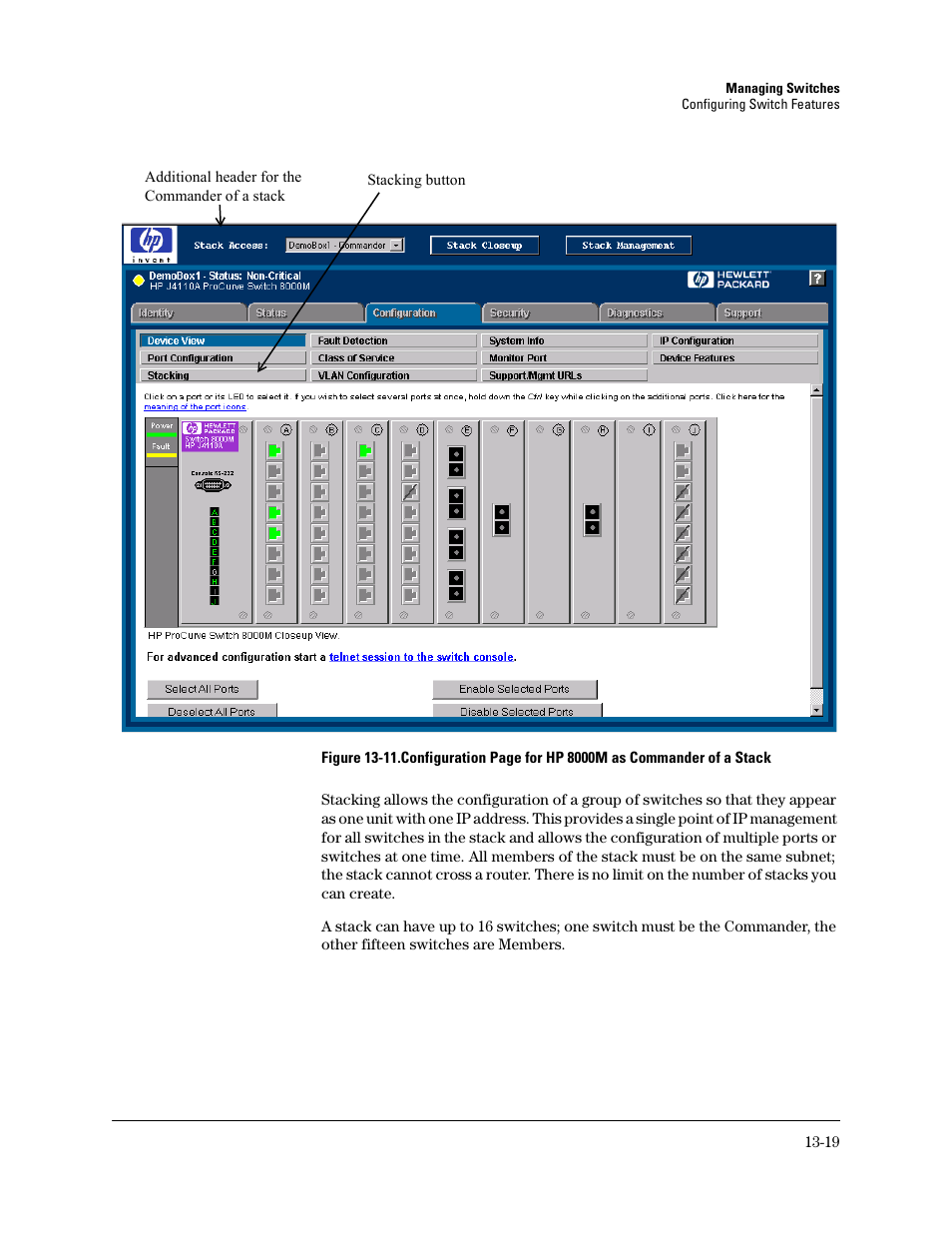 HP TopTools for Hubs and Switches User Manual | Page 175 / 234