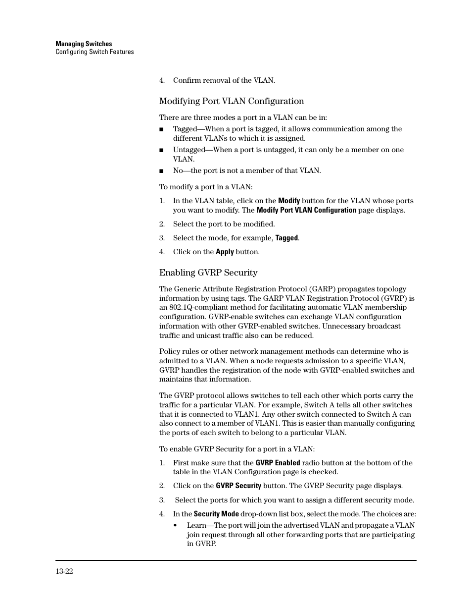 HP TopTools for Hubs and Switches User Manual | Page 178 / 234